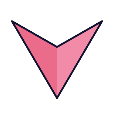 Down Arrow, Animated Icon, Lineal