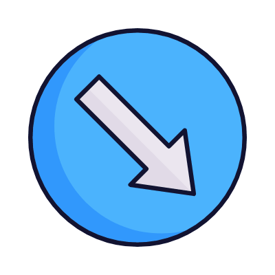 Keep Right, Animated Icon, Lineal