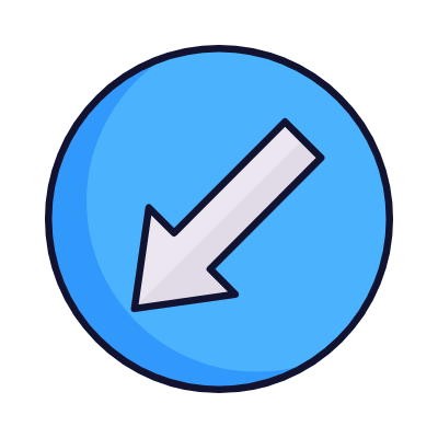 Keep Left, Animated Icon, Lineal