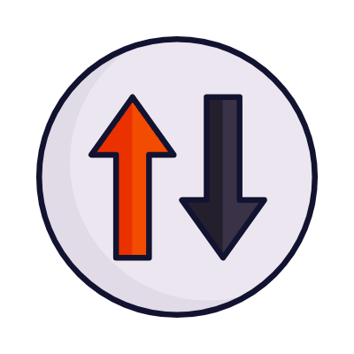 Priority Oncoming, Animated Icon, Lineal