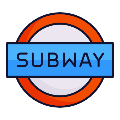 Subway, Animated Icon, Lineal