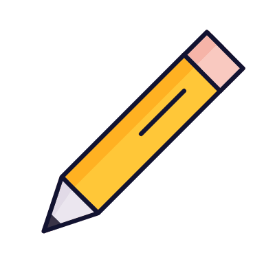 Pencil, Animated Icon, Lineal