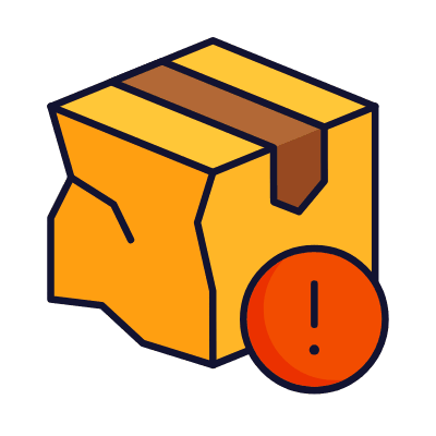 Box Damage, Animated Icon, Lineal