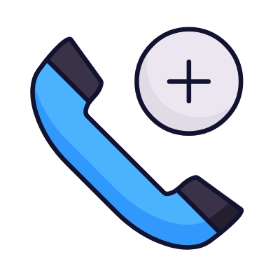 Phone Plus, Animated Icon, Lineal