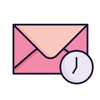 Mail Time, Animated Icon, Lineal
