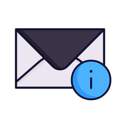 Mail Info, Animated Icon, Lineal