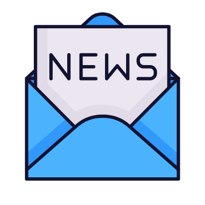 Mail Open News, Animated Icon, Lineal