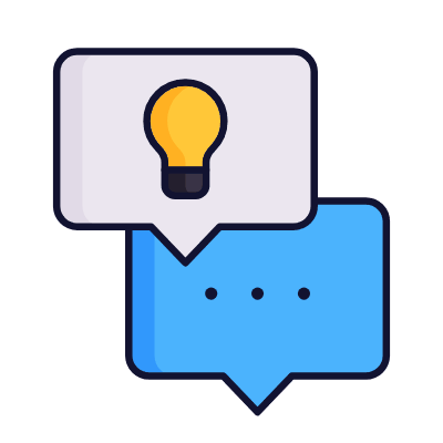 Messages Bulb, Animated Icon, Lineal