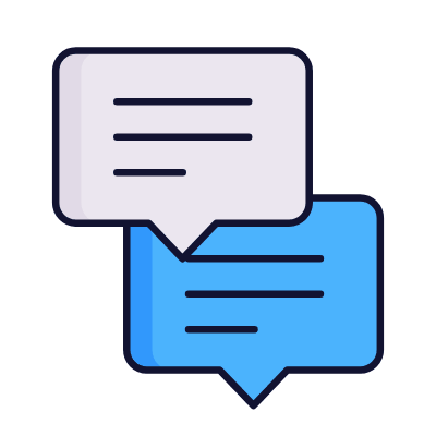 Messages Text, Animated Icon, Lineal