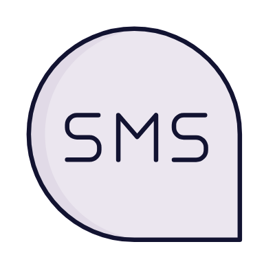 Chat SMS, Animated Icon, Lineal