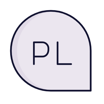 Chat Polish, Animated Icon, Lineal