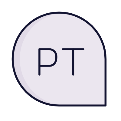Chat Portuguese, Animated Icon, Lineal