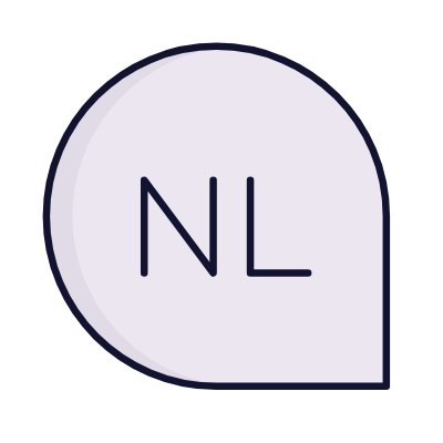 Chat Dutch, Animated Icon, Lineal
