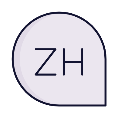 Chat Chinese, Animated Icon, Lineal