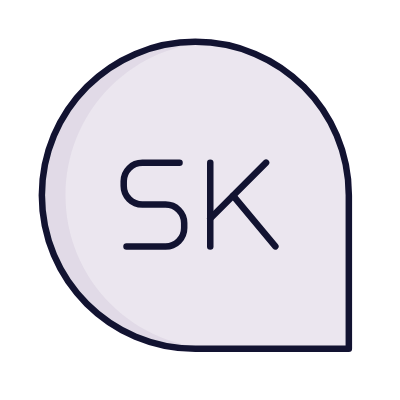 Chat Slovak, Animated Icon, Lineal
