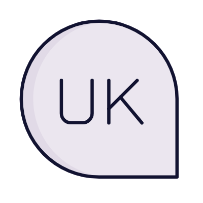 Chat Ukrainian, Animated Icon, Lineal
