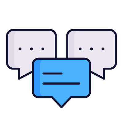 Messages Multi, Animated Icon, Lineal