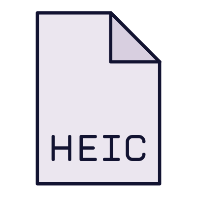 File HEIC, Animated Icon, Lineal