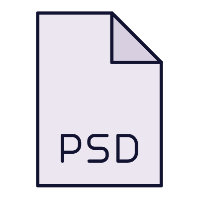 File PSD, Animated Icon, Lineal