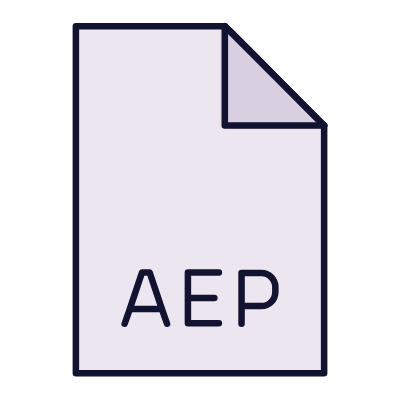File AEP, Animated Icon, Lineal