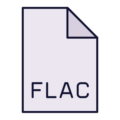 File FLAC, Animated Icon, Lineal