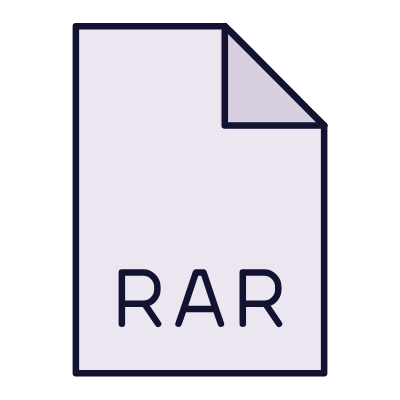 File RAR, Animated Icon, Lineal