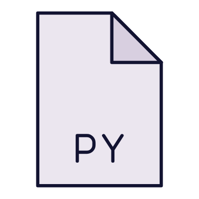 File PY, Animated Icon, Lineal