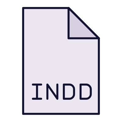 File INDD, Animated Icon, Lineal