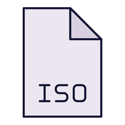 File ISO, Animated Icon, Lineal