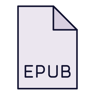 File EPUB, Animated Icon, Lineal