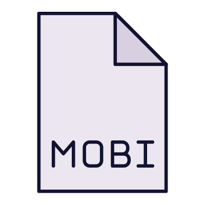 File MOBI, Animated Icon, Lineal