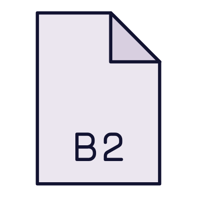 File B2, Animated Icon, Lineal