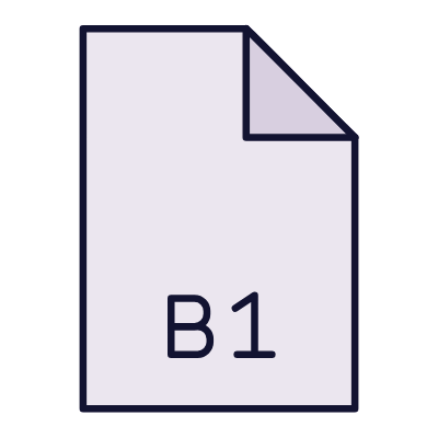 File B1, Animated Icon, Lineal
