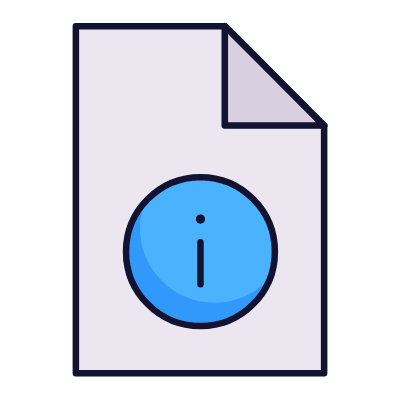 File Info, Animated Icon, Lineal