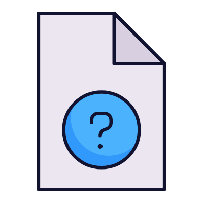 File Question, Animated Icon, Lineal