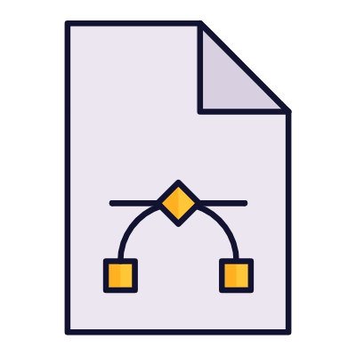 File Vector, Animated Icon, Lineal