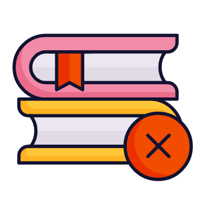 Books Cross, Animated Icon, Lineal