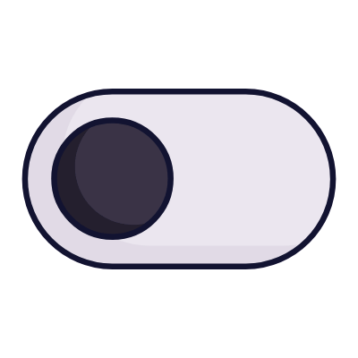 Toggle Left, Animated Icon, Lineal