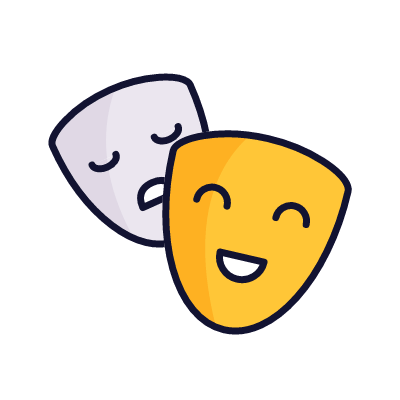 Drama, Animated Icon, Lineal