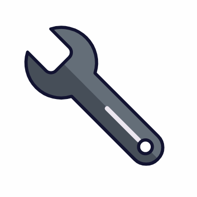 Wrench, Animated Icon, Lineal