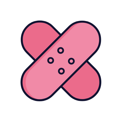 Plasters, Animated Icon, Lineal