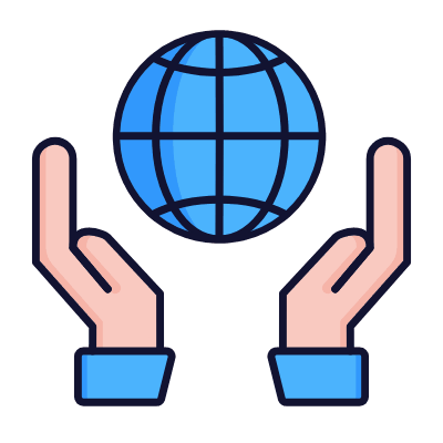 World Care, Animated Icon, Lineal