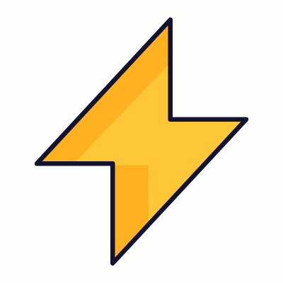Bolt, Animated Icon, Lineal