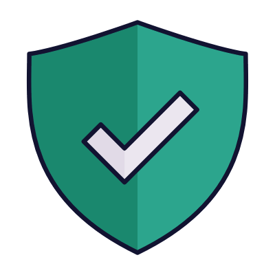 Shield Check, Animated Icon, Lineal