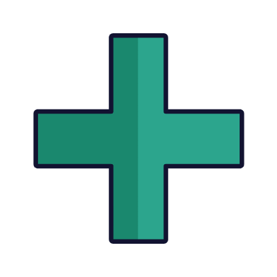 Plus, Animated Icon, Lineal