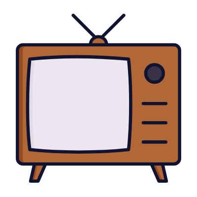 TV, Animated Icon, Lineal