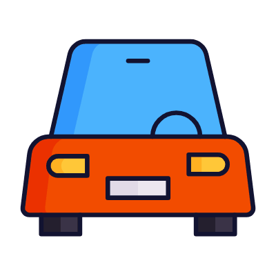 Car, Animated Icon, Lineal