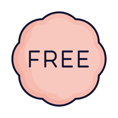 Coupon Free, Animated Icon, Lineal