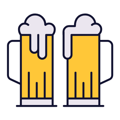 Beer, Animated Icon, Lineal