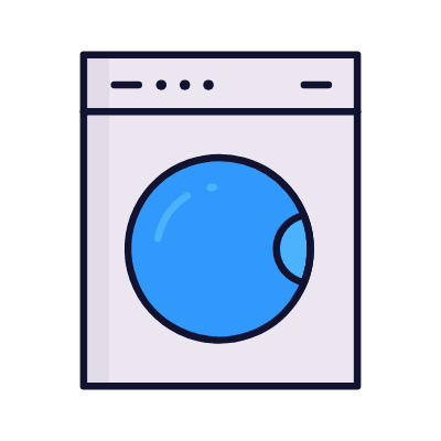 Washing Machine, Animated Icon, Lineal
